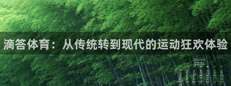 滴答体育：从传统转到现代的运动狂欢体验